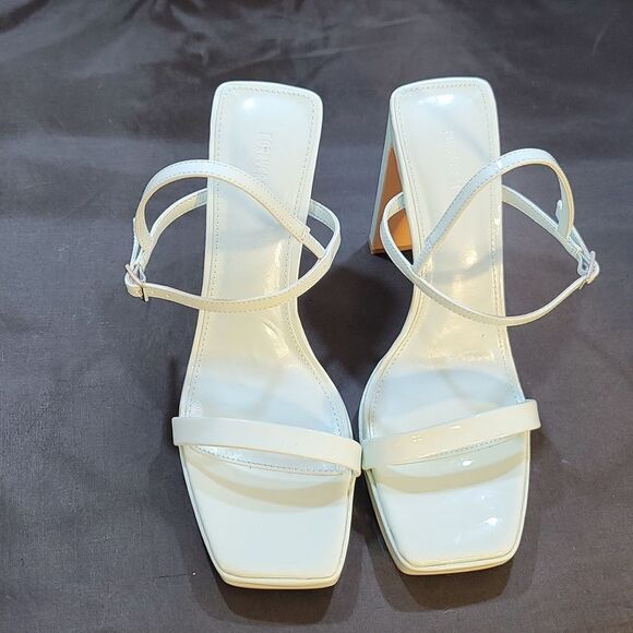 BRAND NEW FOREVER 21 SQUARE TOE BLOCK HEEL SANDAL G1 - Picture 3 of 15